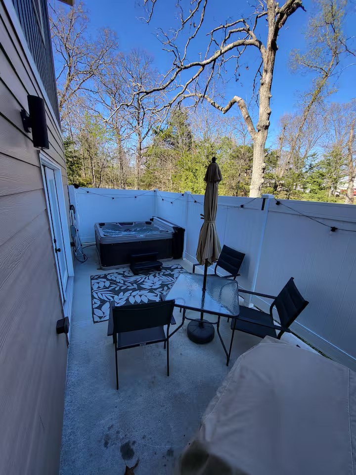 Patio with seating